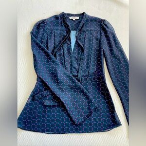 Derek Lam tie neck blouse